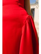 Niko szatén mini ruha piros színben I menyecske ruha